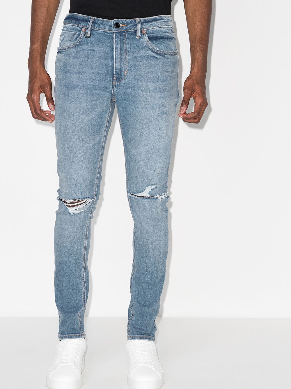 фото Neuw джинсы кроя слим с эффектом потертости