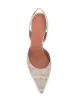 Amina Muaddi Holli Sling snake-print pumps