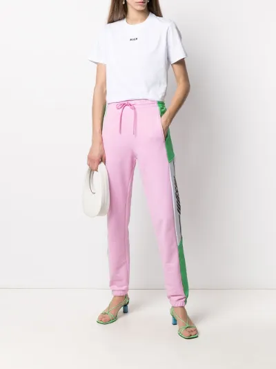 logo-print track pants | MSGM | Eraldo.com