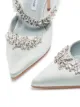 Manolo Blahnik Lurum 90mm mules