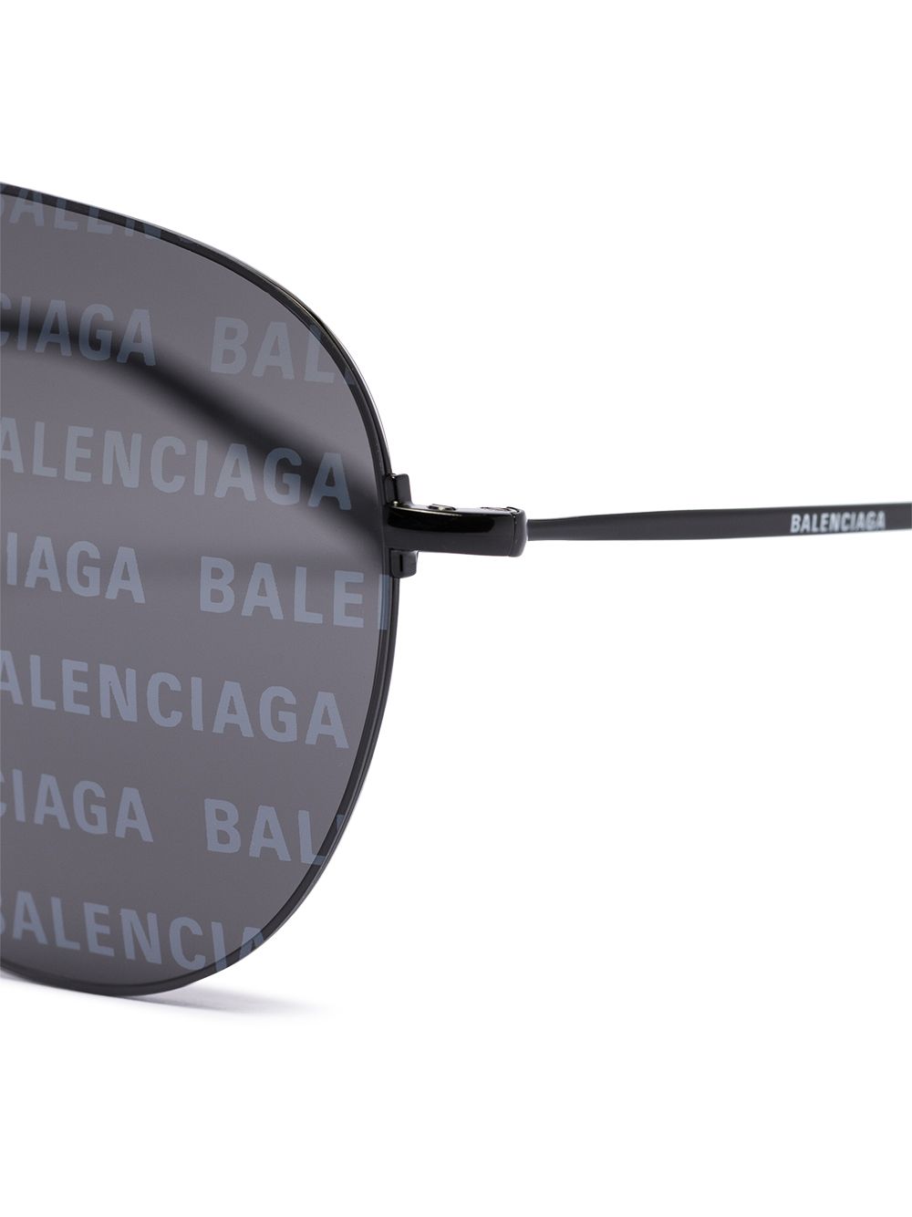 фото Balenciaga eyewear солнцезащитные очки-авиаторы с логотипом