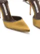 Manolo Blahnik Narcona 105mm satin pumps