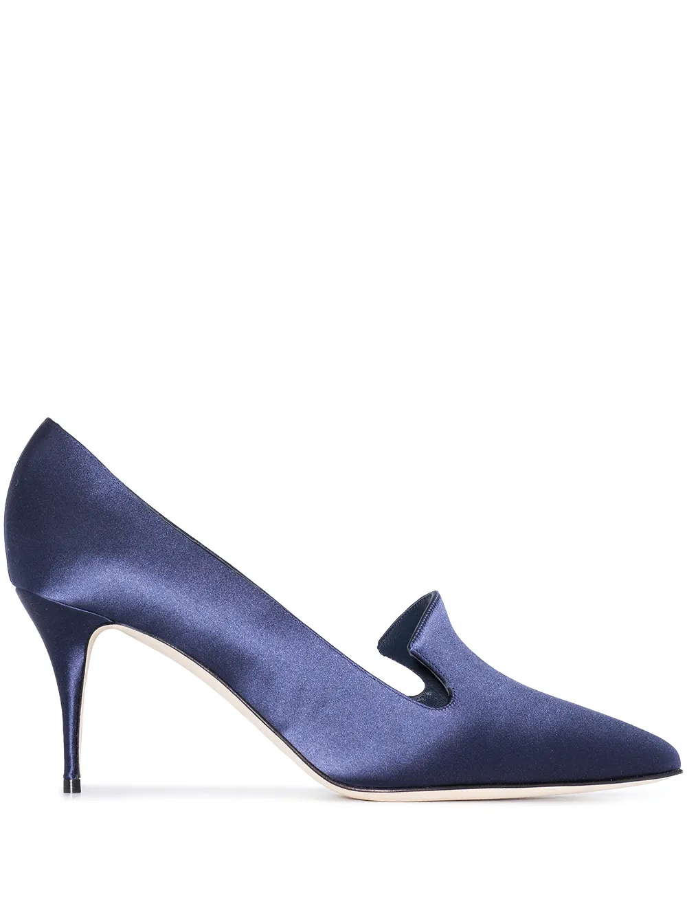Image 1 of Manolo Blahnik Quelinalo 70mm satin pumps
