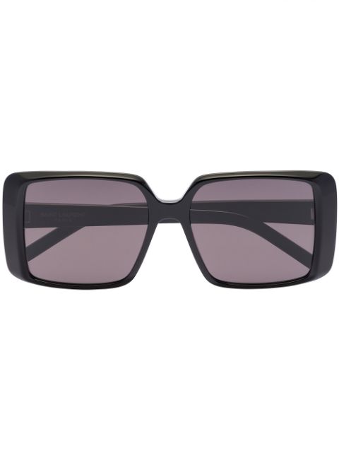 3D model Off-White Cady cut-out rectangular frame sunglasses VR