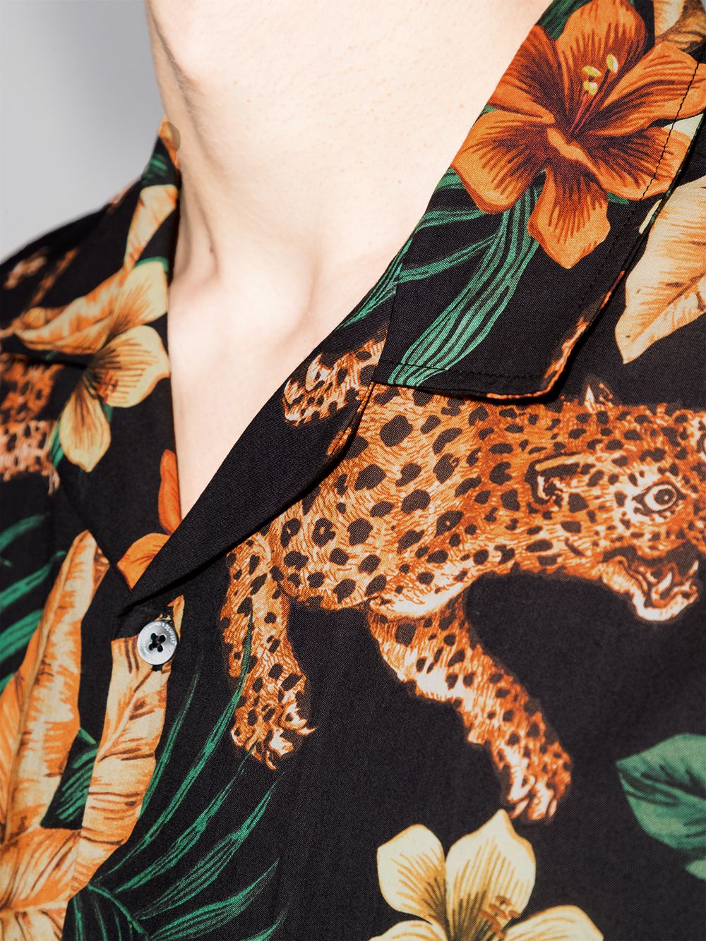 фото Desmond & dempsey jungle print pajama shirt