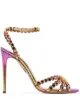 Image 1 of Aquazzura Tequila 105mm jewel-detail sandals