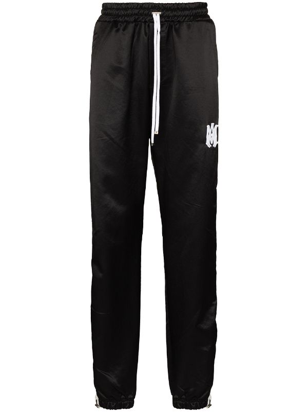 Embroidered-logo track pants Black Farfetch Clothing Pants Sweatpants 