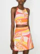 Image 2 of Emilio Pucci Lily halterneck crop top