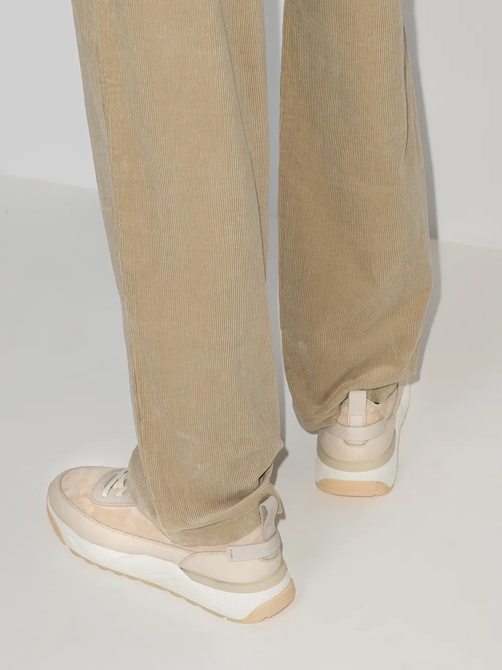 фото Santoni кроссовки со вставками