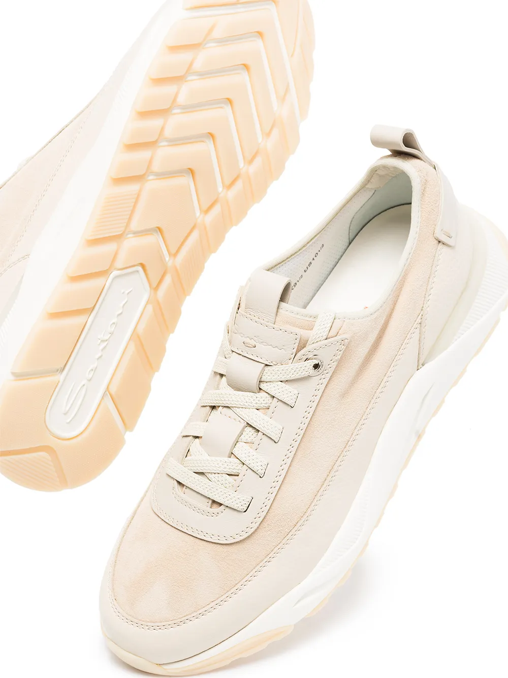 фото Santoni кроссовки со вставками