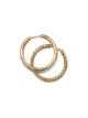 Image 2 of Anita Ko 18kt yellow gold Zoe hoop earrings