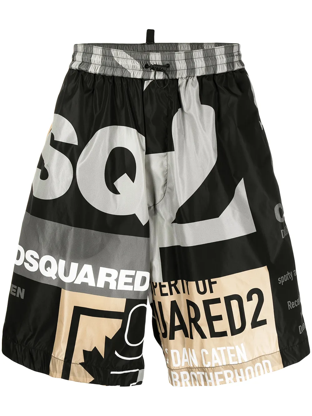 фото Dsquared2 спортивные шорты с логотипом