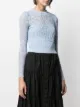Alexander McQueen open weave blouse