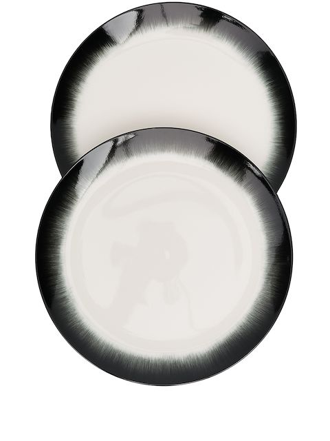Ann Demeulemeester X Serax set of two porcelain plates