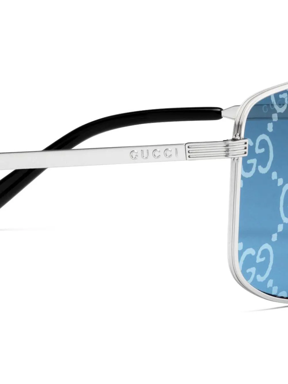 фото Gucci eyewear солнцезащитные очки-авиаторы с логотипом gg