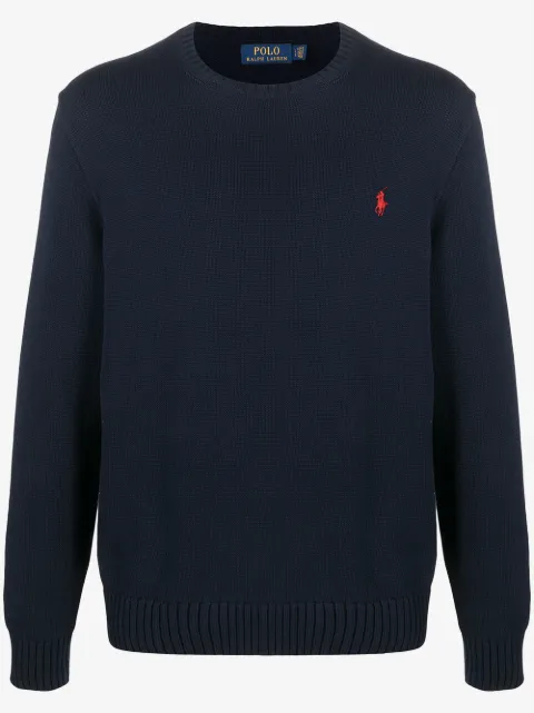 Polo Ralph Lauren embroidered logo knitted jumper