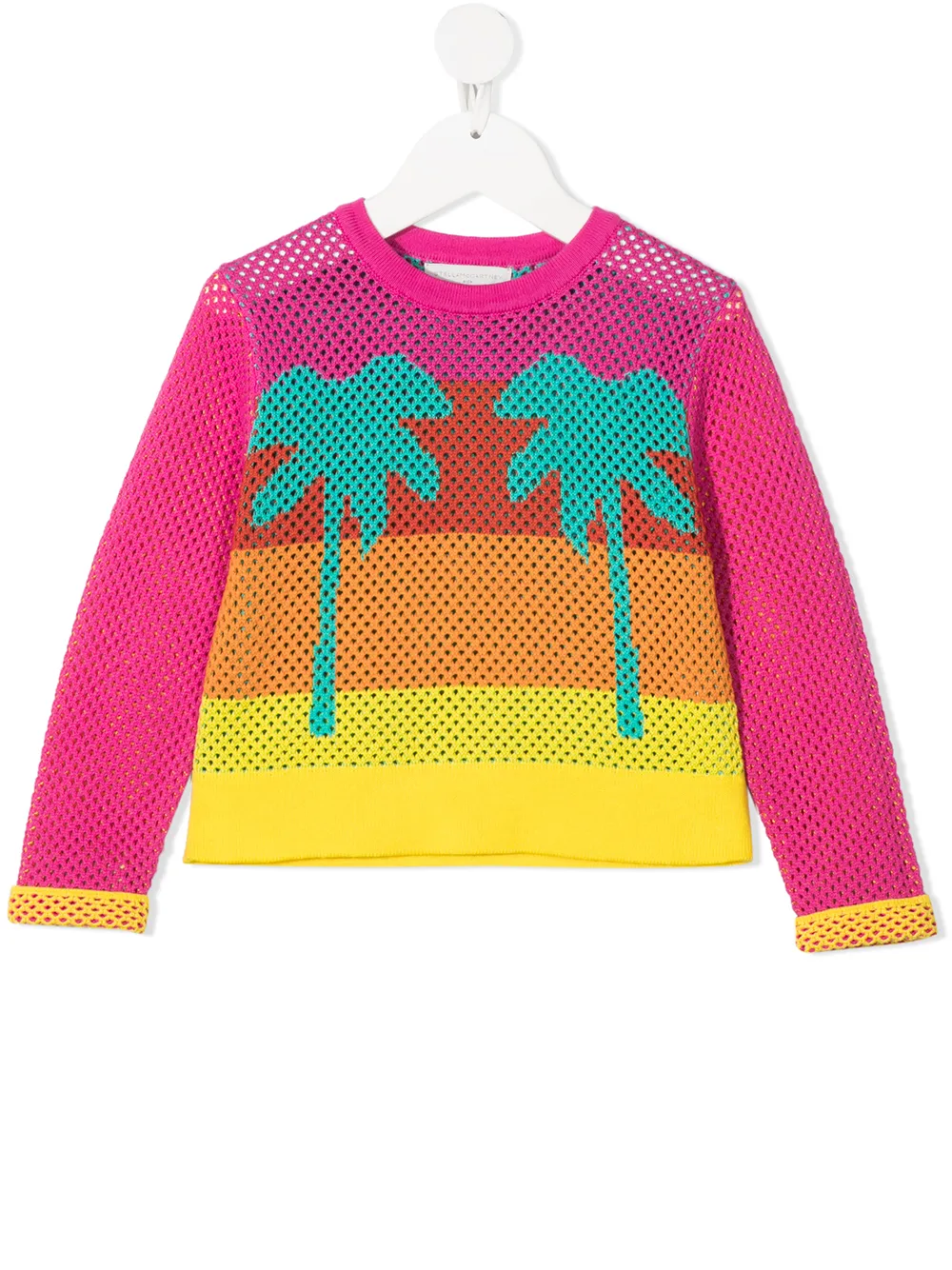 фото Stella mccartney kids топ рыхлой вязки с принтом