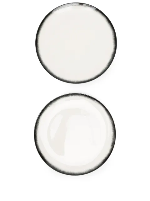 Ann Demeulemeester X Serax set of two ceramic plates