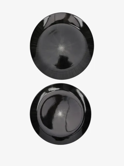 Ann Demeulemeester pair of chiaroscuro plates