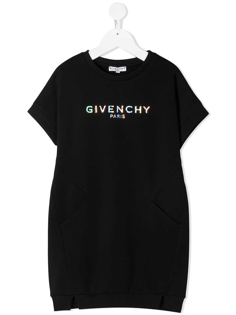 фото Givenchy kids платье-футболка с логотипом