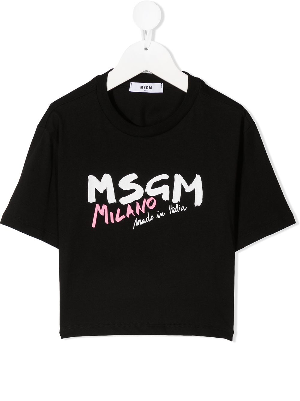 фото Msgm kids футболка с логотипом