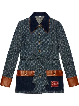 gucci monogram denim jacket