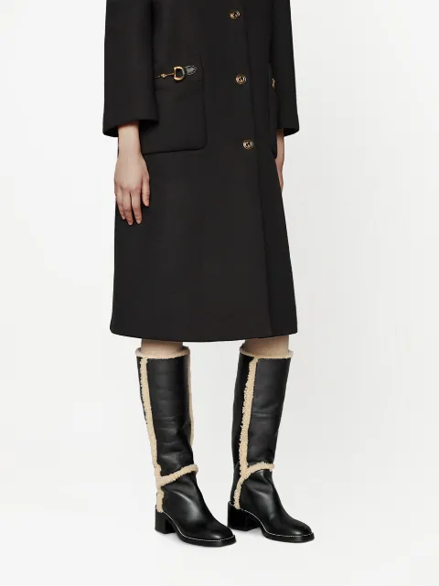 gucci shearling boots