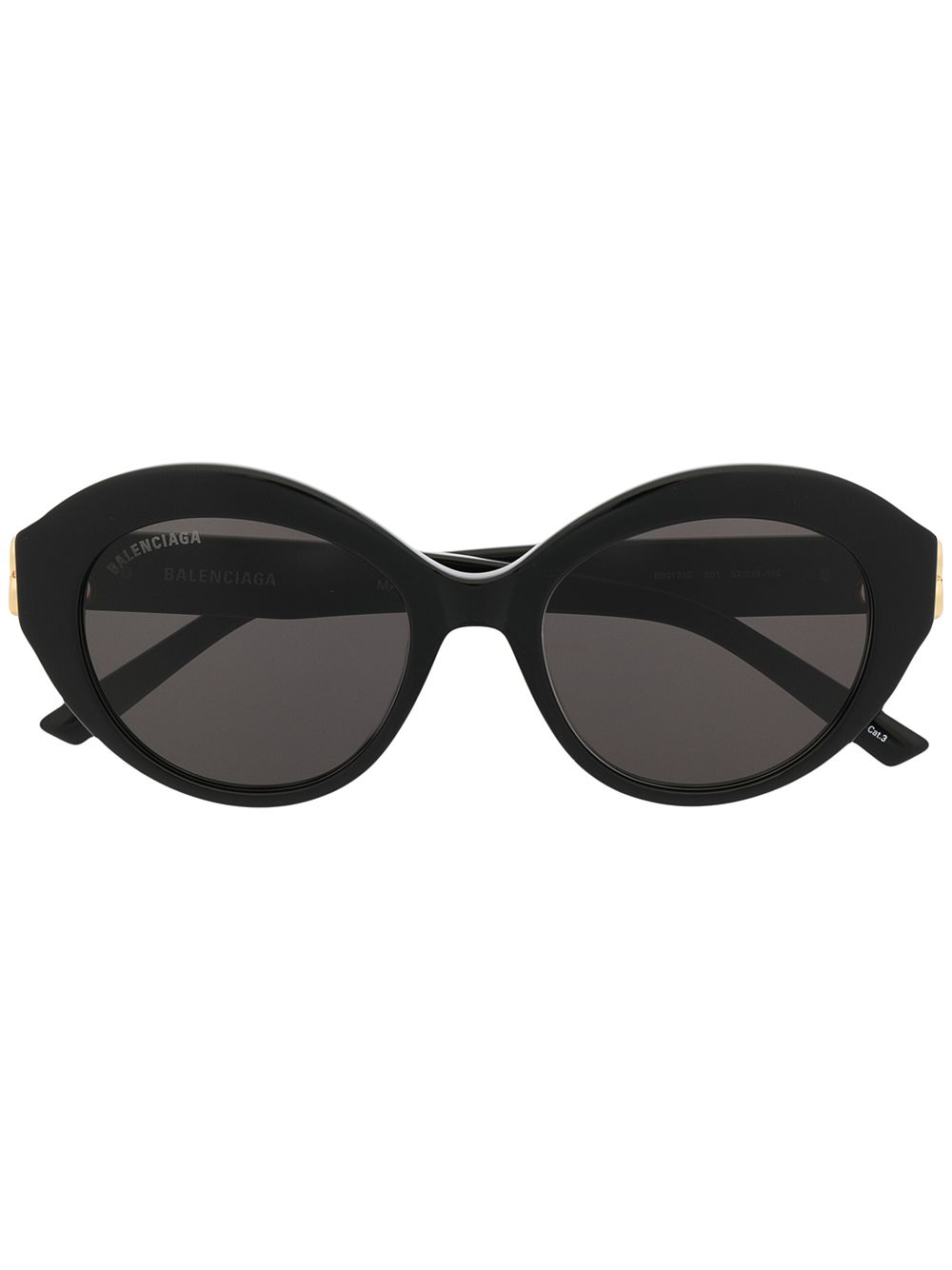 фото Balenciaga eyewear солнцезащитные очки в круглой оправе с логотипом bb