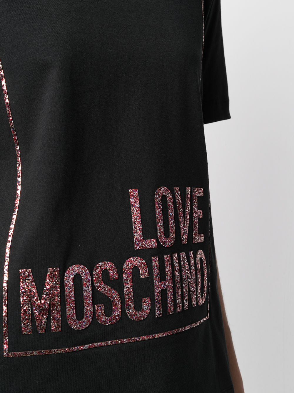 фото Love moschino футболка с логотипом