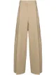 Image 1 of Bottega Veneta pleated front wide-leg trousers