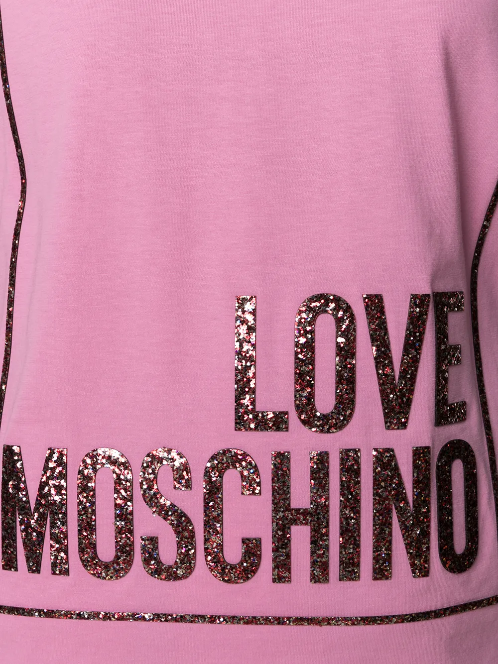 фото Love moschino футболка с логотипом