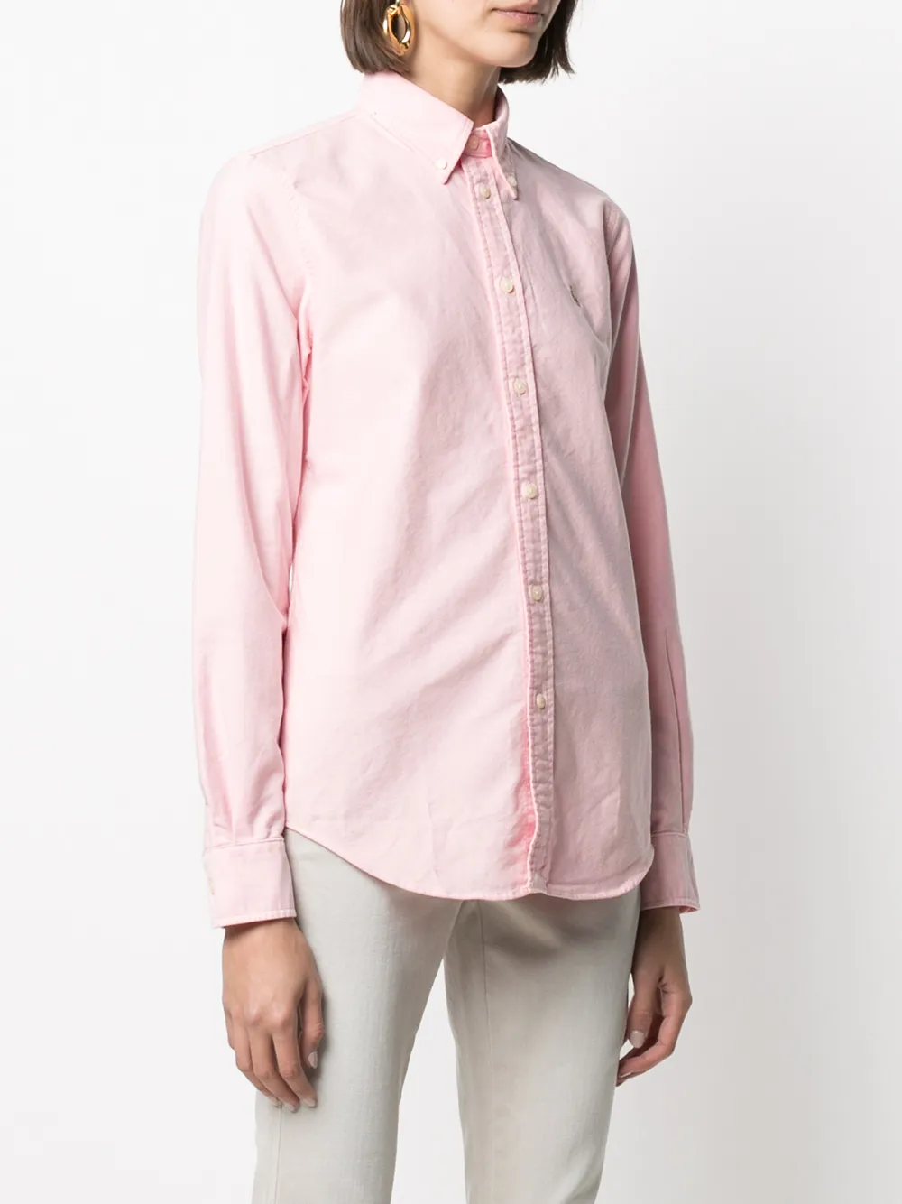 фото Polo ralph lauren рубашка на пуговицах с длинными рукавами