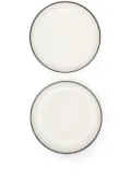 Ann Demeulemeester X Serax set of two ceramic high plates - White