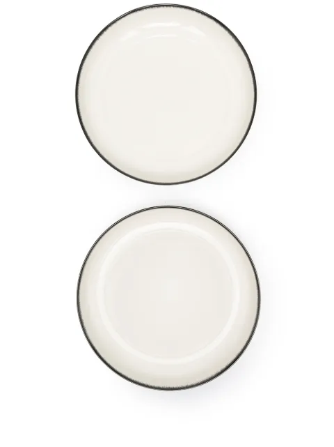 Ann Demeulemeester X Serax set of two ceramic high plates