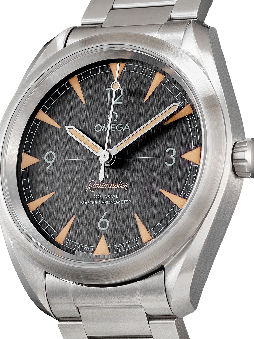 фото Omega наручные часы seamaster railmaster pre-owned 40 мм 2019-го года