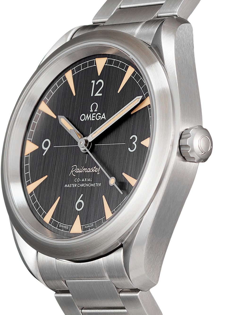 фото Omega наручные часы seamaster railmaster pre-owned 40 мм 2019-го года