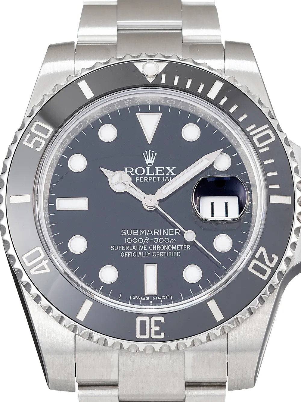 фото Rolex наручные часы submariner date pre-owned 40 мм 2017-го года