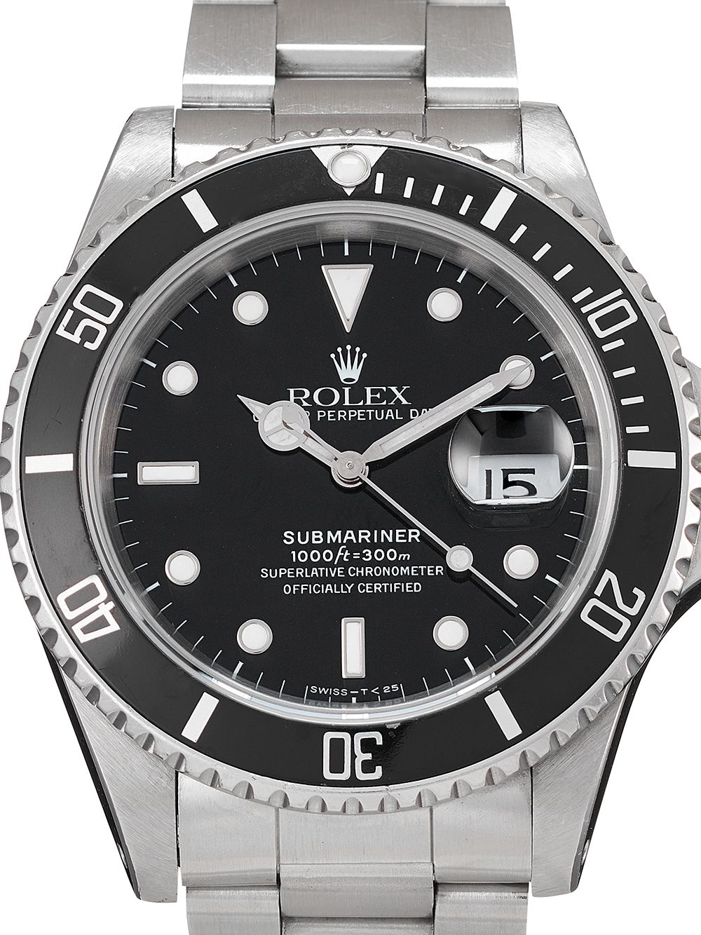 фото Rolex наручные часы submariner date pre-owned 40 мм 1989-го года