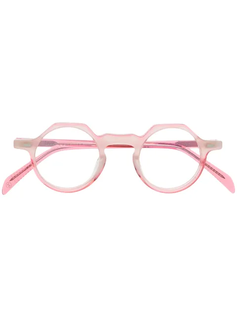 Lesca Yoga 39 round frame glasses
