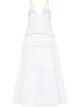Image 1 of STAUD Cleo V-neck tiered dress