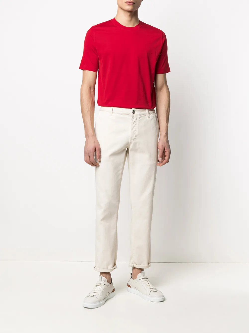 фото Kiton футболка с круглым вырезом