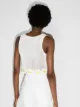 STAUD cropped crochet tank top