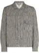 Image 1 of YMC blurred striped buttoned jacket