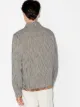 YMC blurred striped buttoned jacket