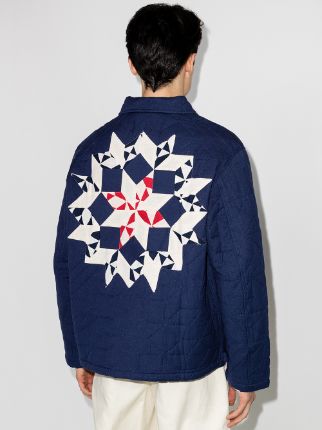 Diddy geometric-detail jacket展示图