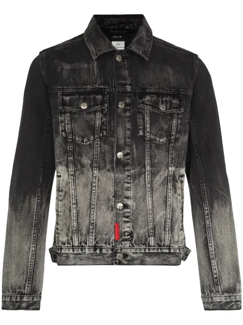 mens faded denim jacket