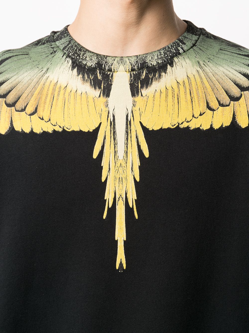 фото Marcelo burlon county of milan толстовка с принтом wings