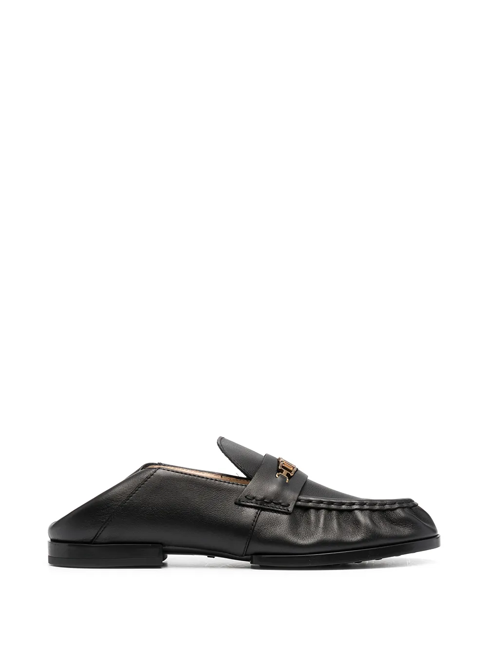 Tod's Chain-link Detail Loafers In Black