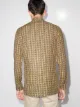 Fendi woven-effect monogram print shirt