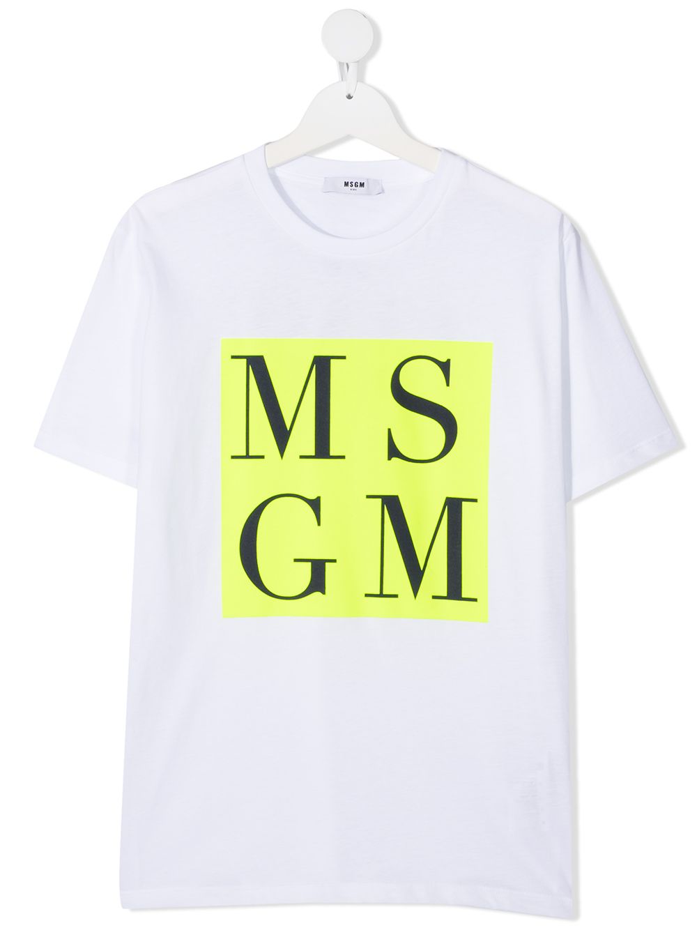 фото Msgm kids футболка с логотипом